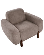 Armchair VESTA Boucle Taupe — alternate side view