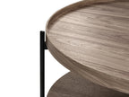 Coffee Table LELA Dark Brown — front product view