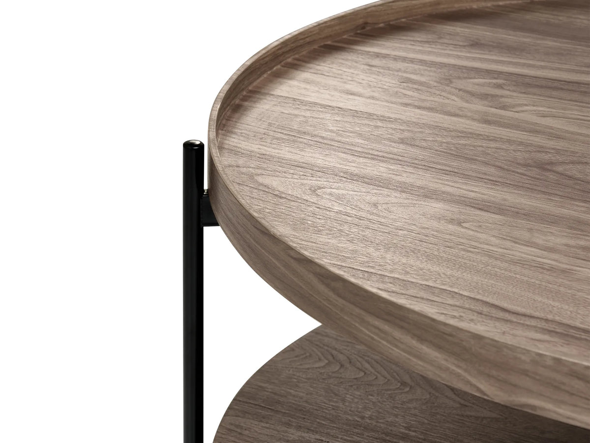 Coffee Table LELA Dark Brown — front product view