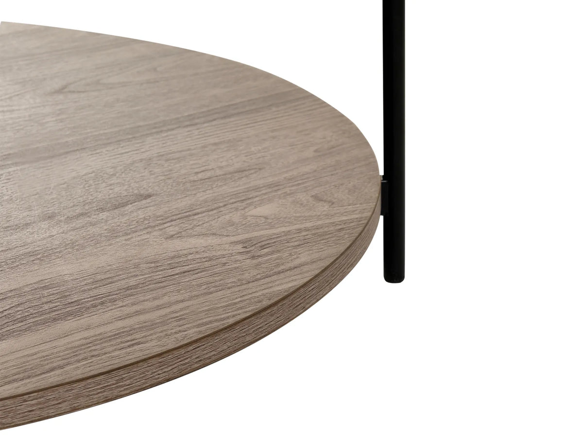 Coffee Table LELA Dark Brown — side product view