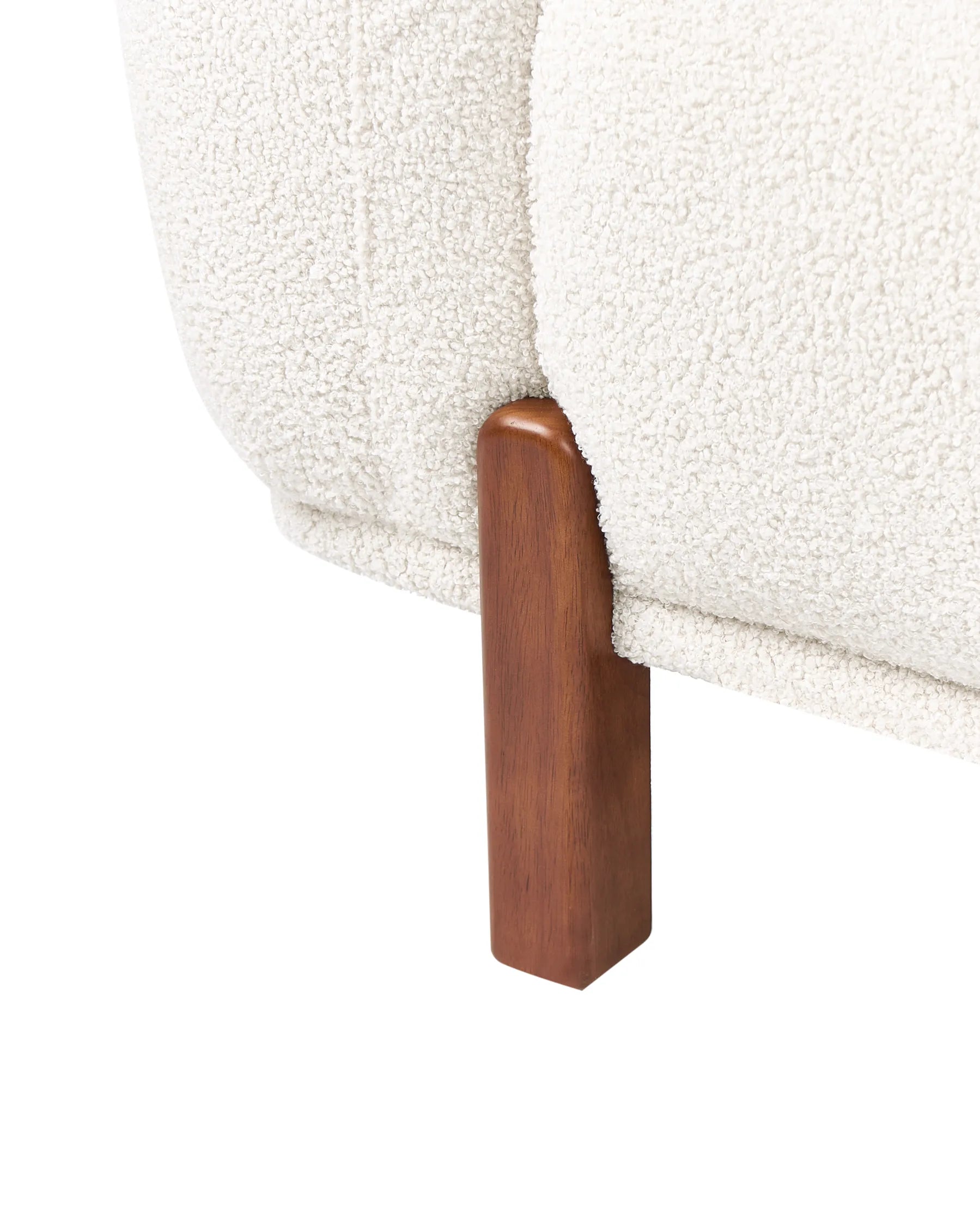 Armchair ODNES Boucle White