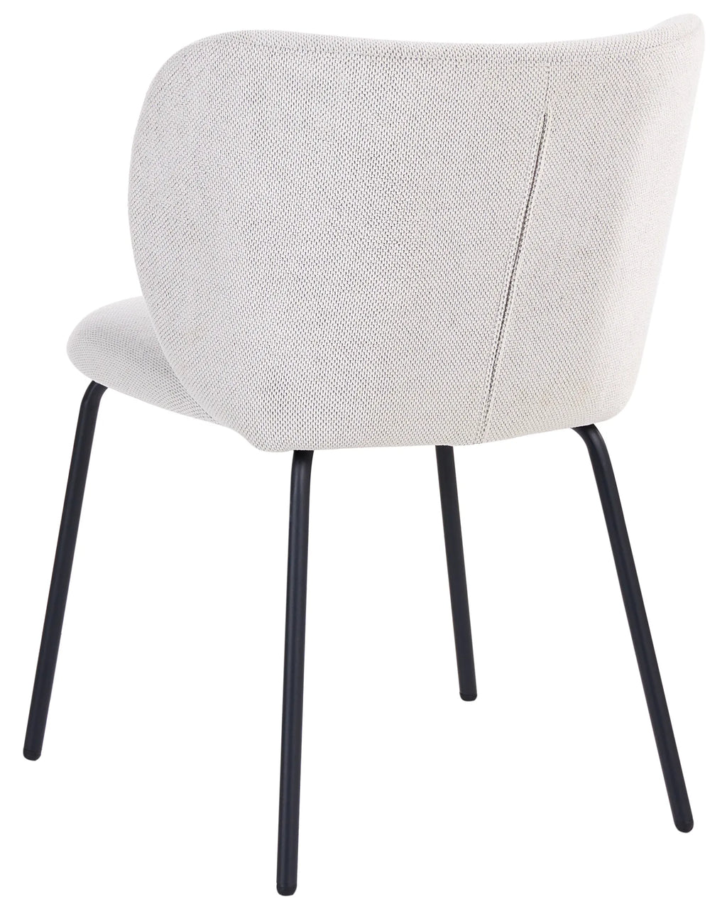 Set of 2 Dining Chairs CALERA Fabric Off-White