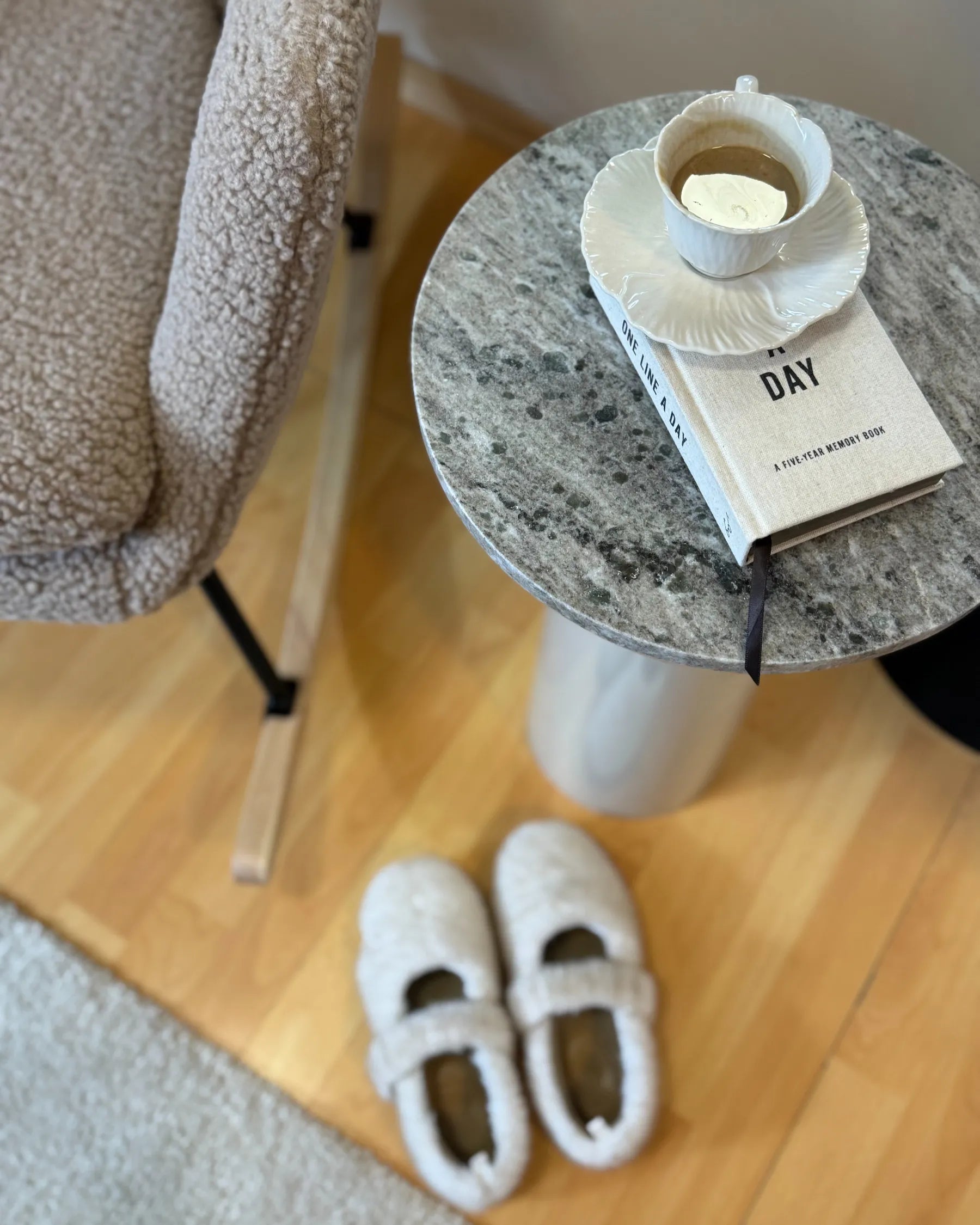 Side Table FALCON Metal Beige