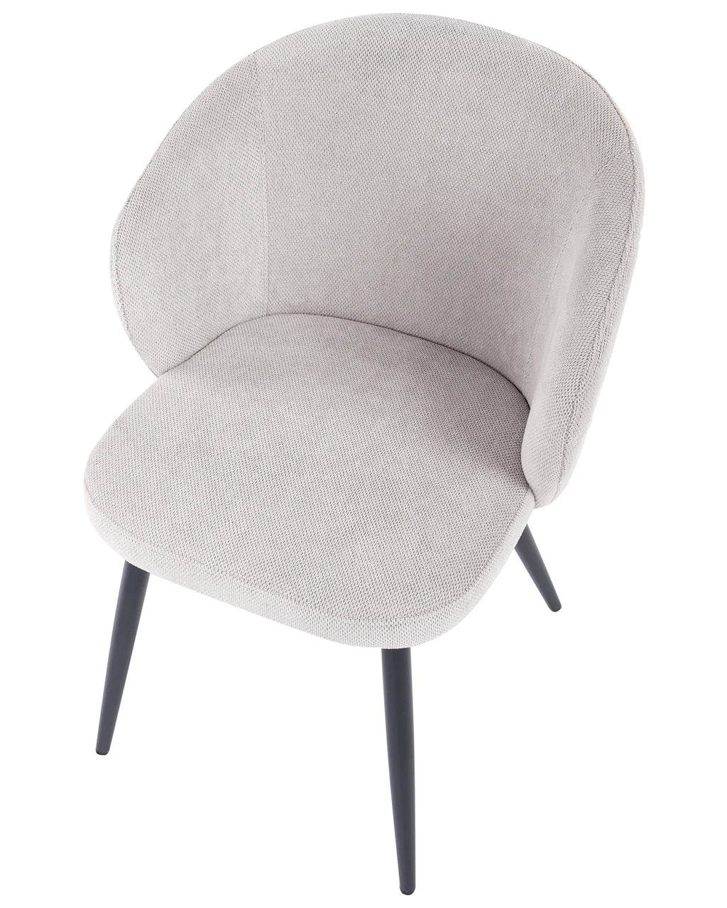 Set of 2 Dining Chairs MOUNDVILLE Fabric Off-White