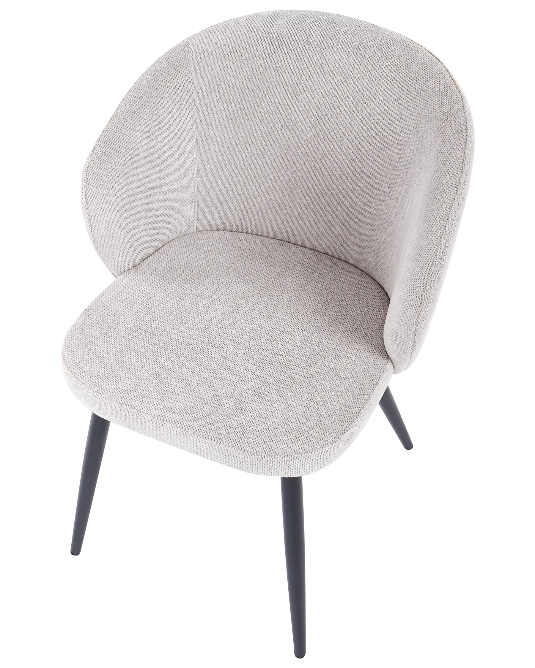 Set of 2 Dining Chairs MOUNDVILLE Fabric Off-White