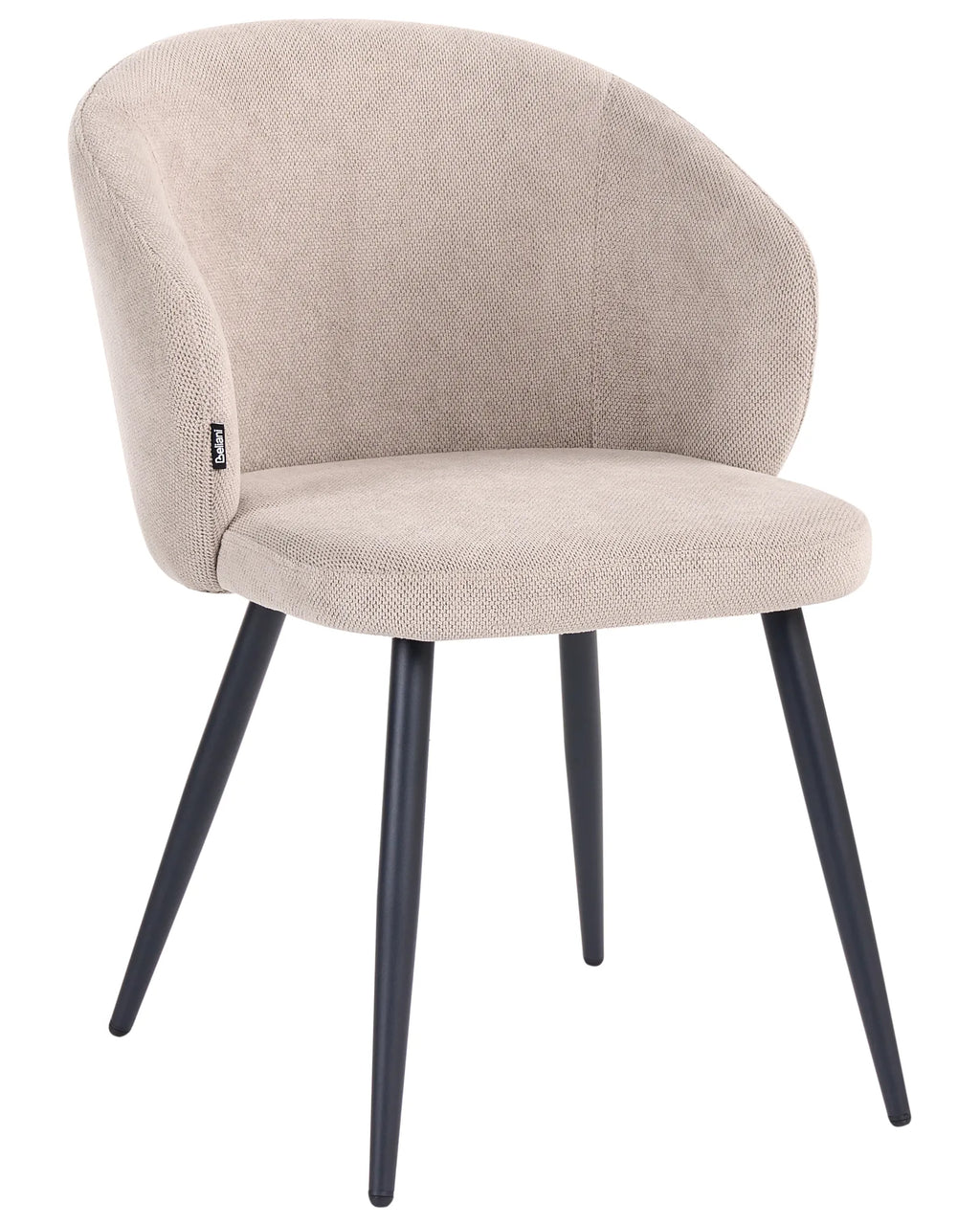 Set of 2 Dining Chairs MOUNDVILLE Fabric Taupe