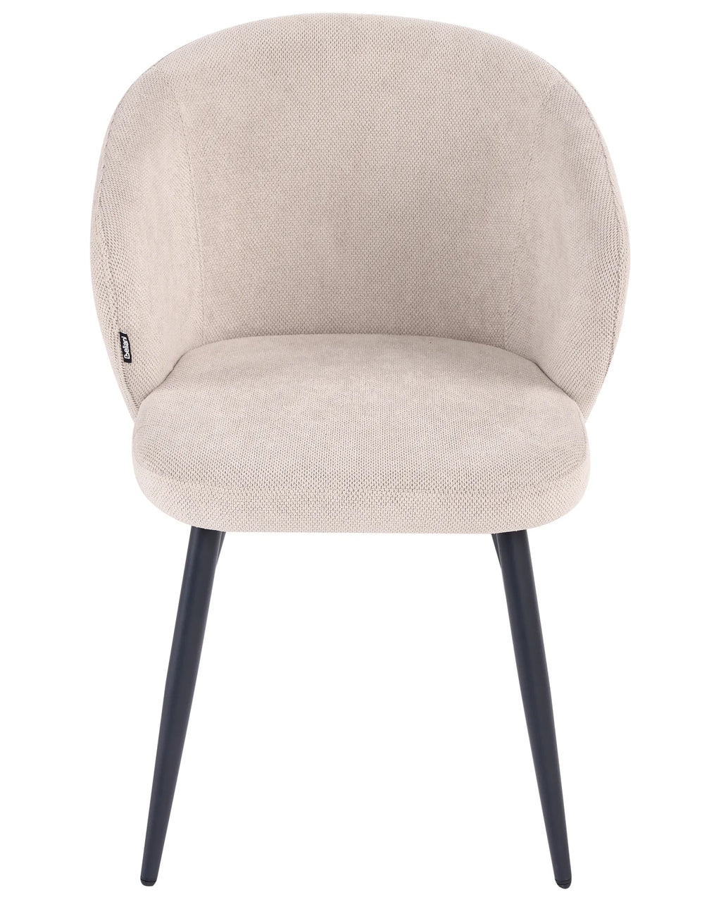 Set of 2 Dining Chairs MOUNDVILLE Fabric Taupe