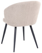 Set of 2 Dining Chairs MOUNDVILLE Fabric Taupe