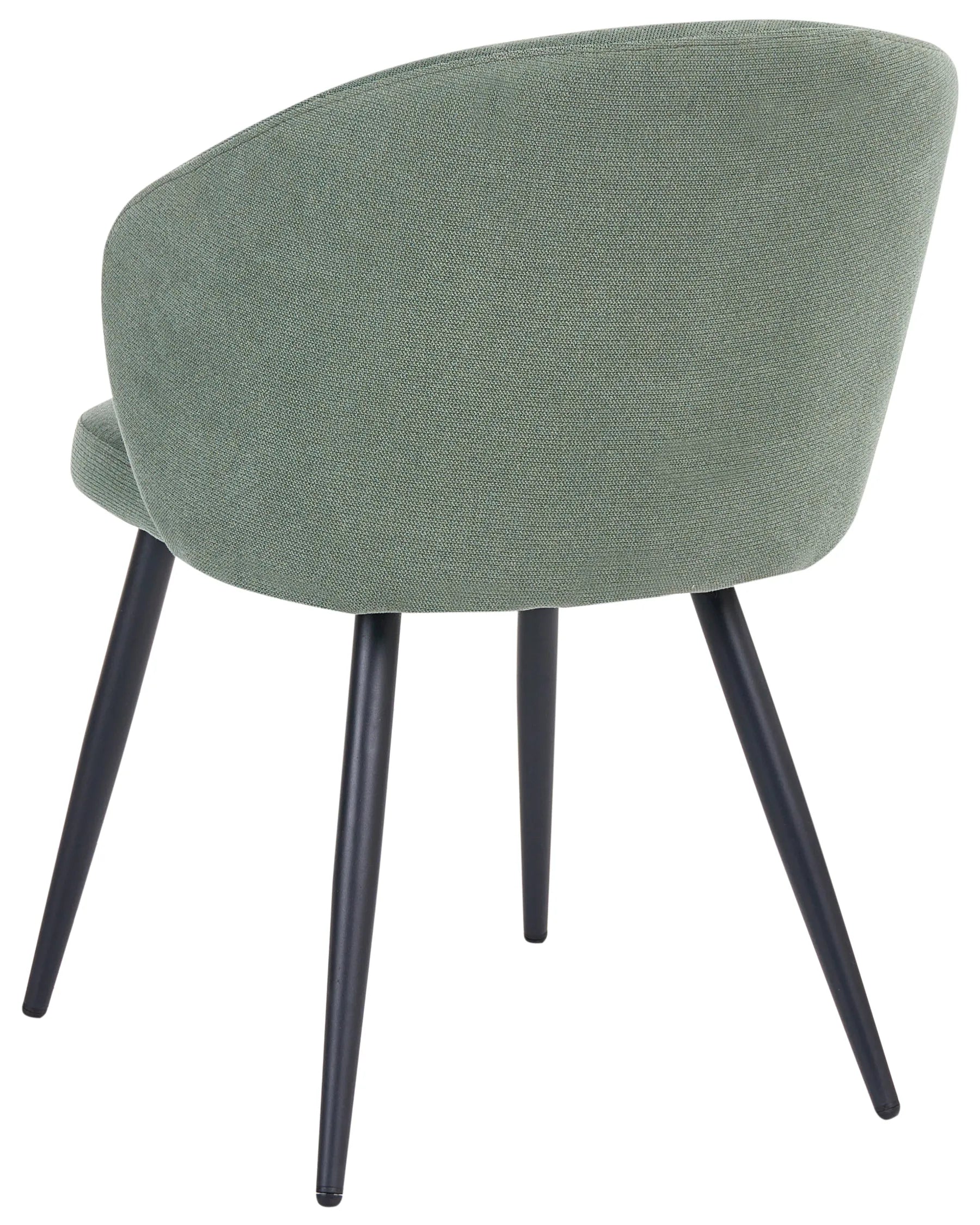 Set of 2 Dining Chairs MOUNDVILLE Fabric Light Green