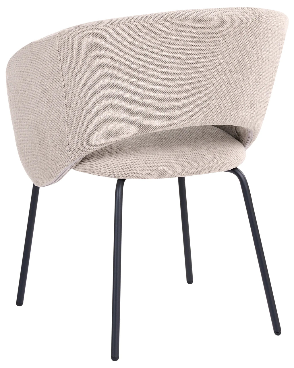 Set of 2 Dining Chairs BLAKELY Fabric Taupe