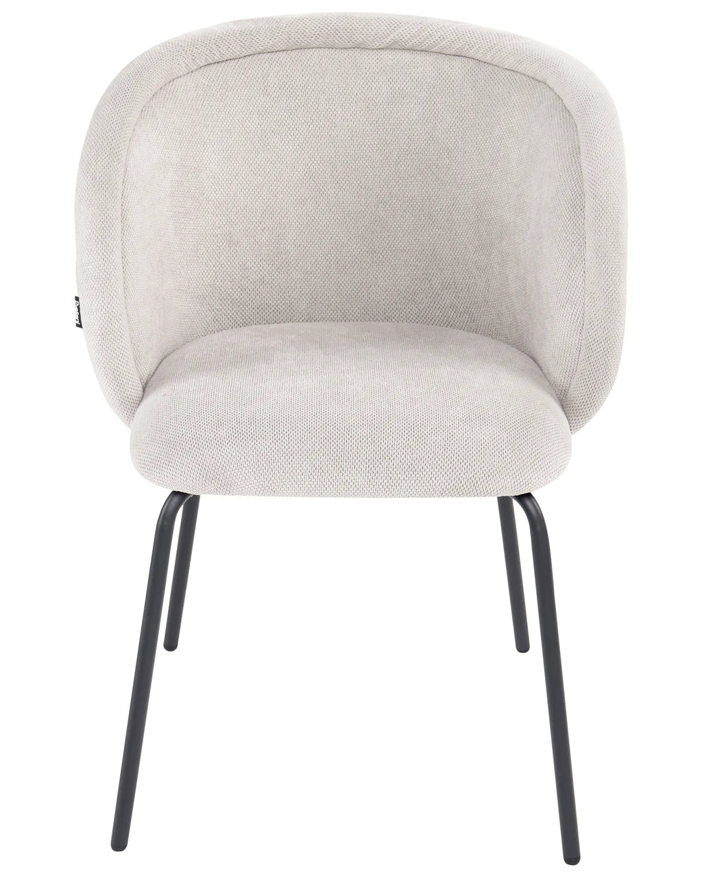 Set of 2 Dining Chairs SARASOTA Fabric Off-White