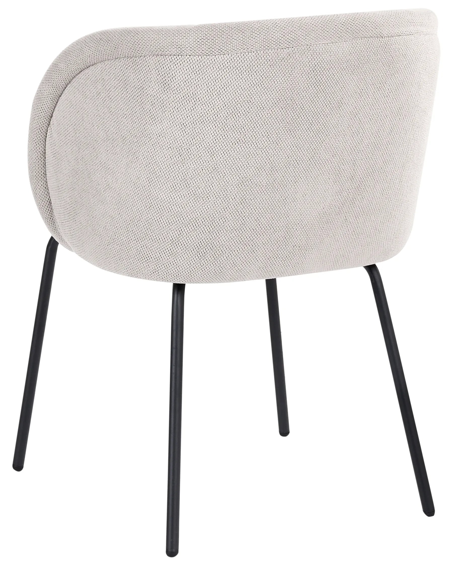 Set of 2 Dining Chairs SARASOTA Fabric Off-White