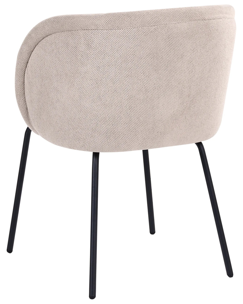 Set of 2 Dining Chairs SARASOTA Fabric Taupe