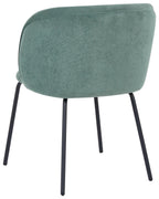 Set of 2 Dining Chairs SARASOTA Fabric Light Green