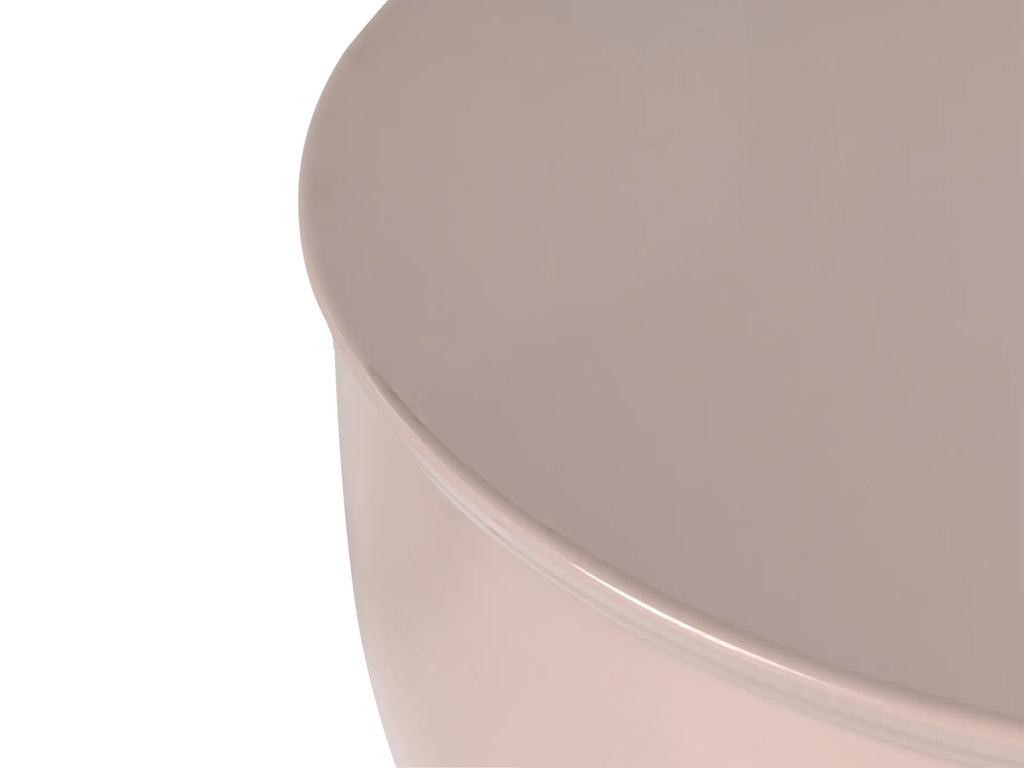 Side Table CANYON Metal Light Beige