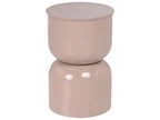 Side Table LETTA Metal Light Beige
