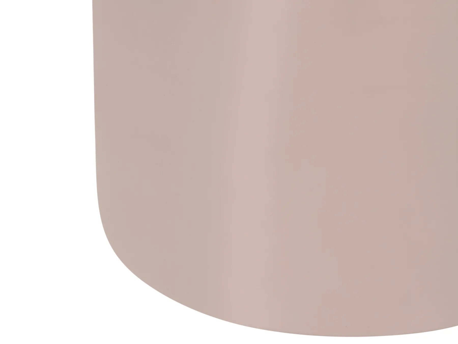 Side Table LETTA Metal Light Beige