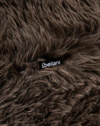 Armchair ILBRO Faux Fur Dark Brown/ Light Brown