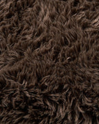Armchair ILBRO Faux Fur Dark Brown/ Light Brown