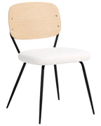 Set of 2 Dining Chairs EILEEN Off-White
