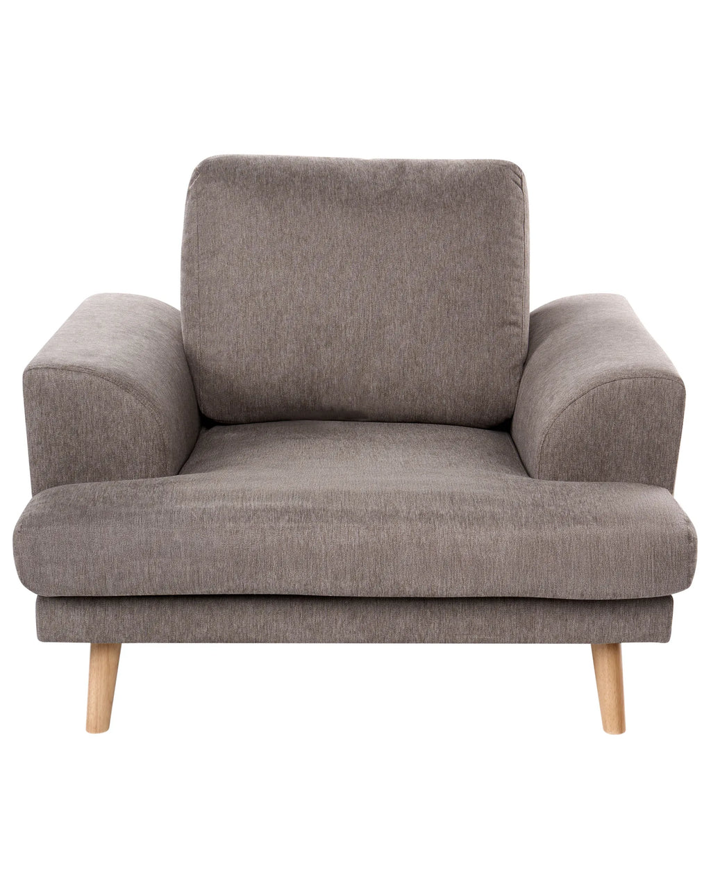 Armchair KILDAL Fabric Brown