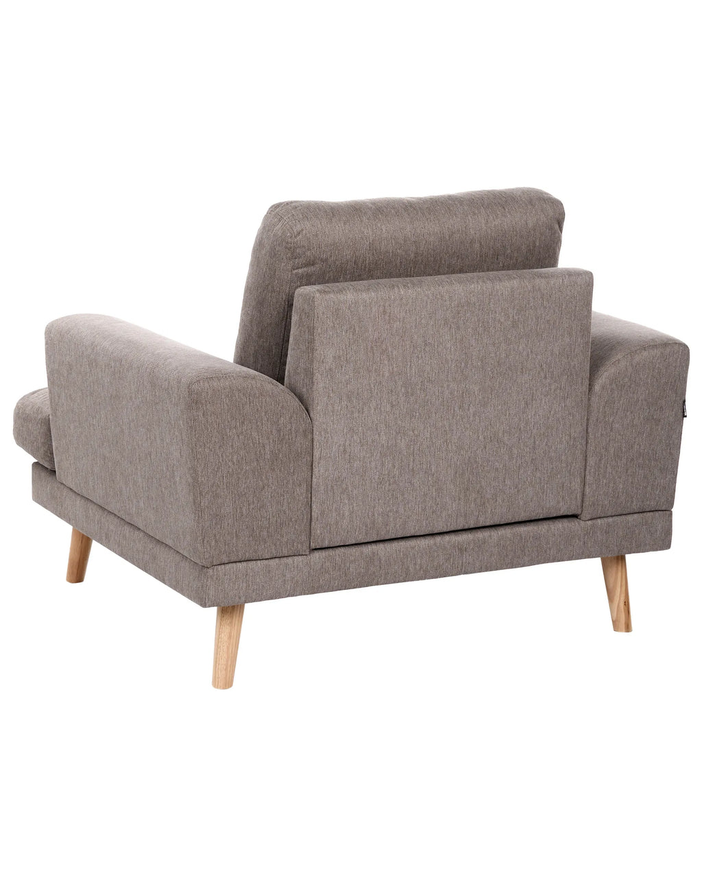 Armchair KILDAL Fabric Brown
