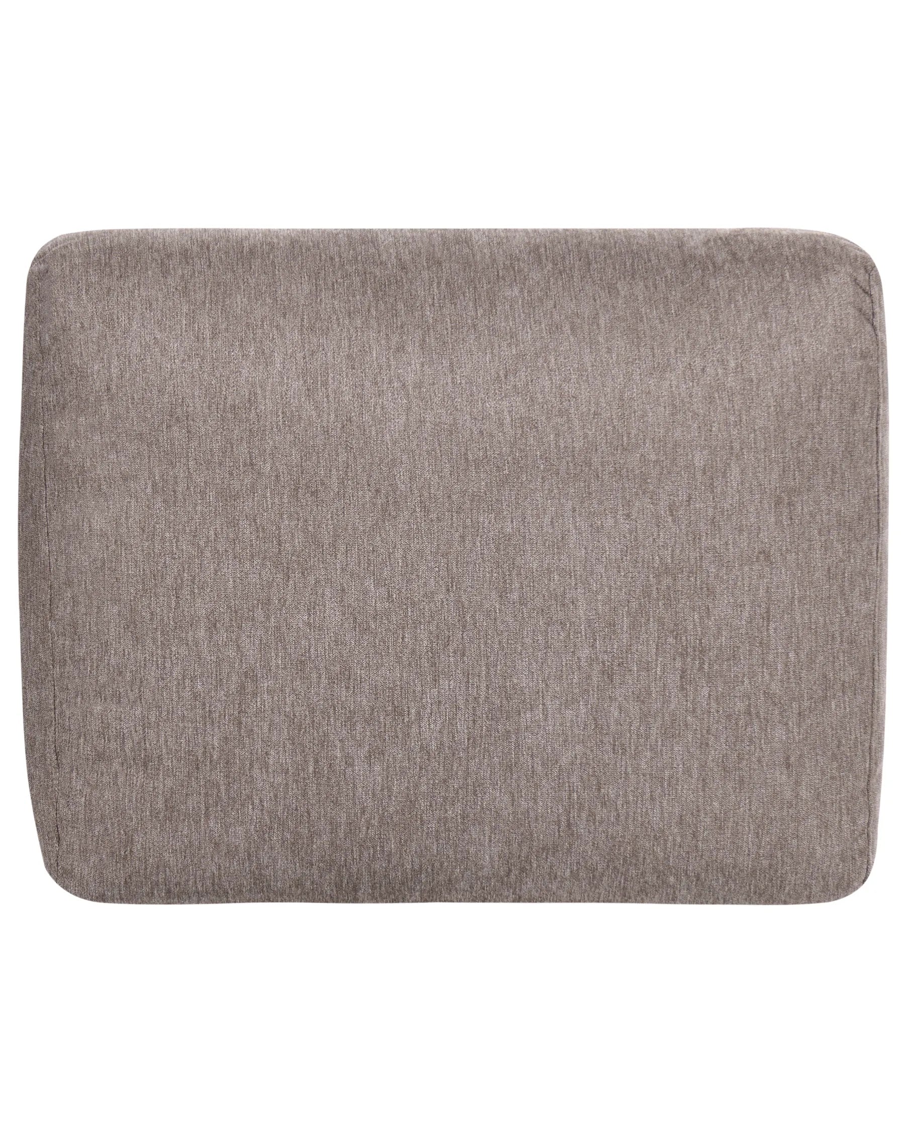 Armchair KILDAL Fabric Brown