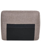 Armchair KILDAL Fabric Brown