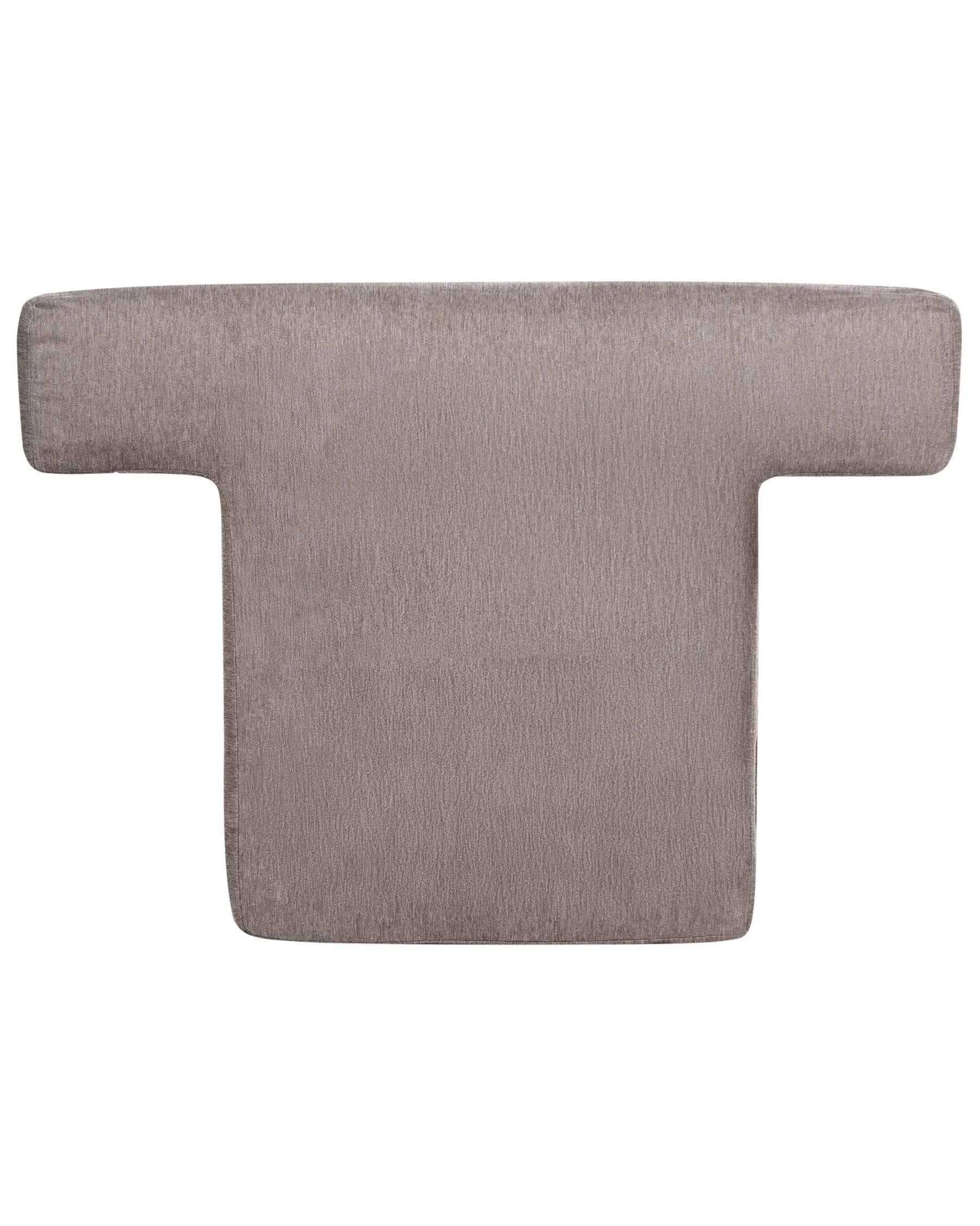 Armchair KILDAL Fabric Brown