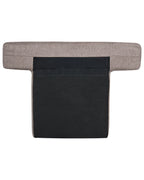 Armchair KILDAL Fabric Brown