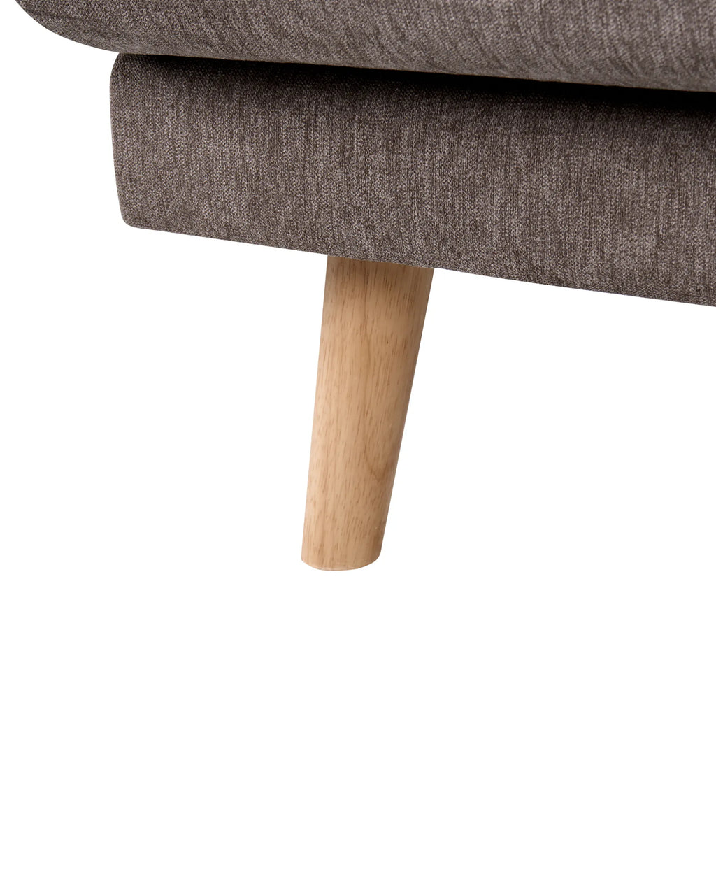 Armchair KILDAL Fabric Brown
