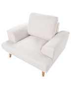 Armchair KILDAL Fabric Light Beige