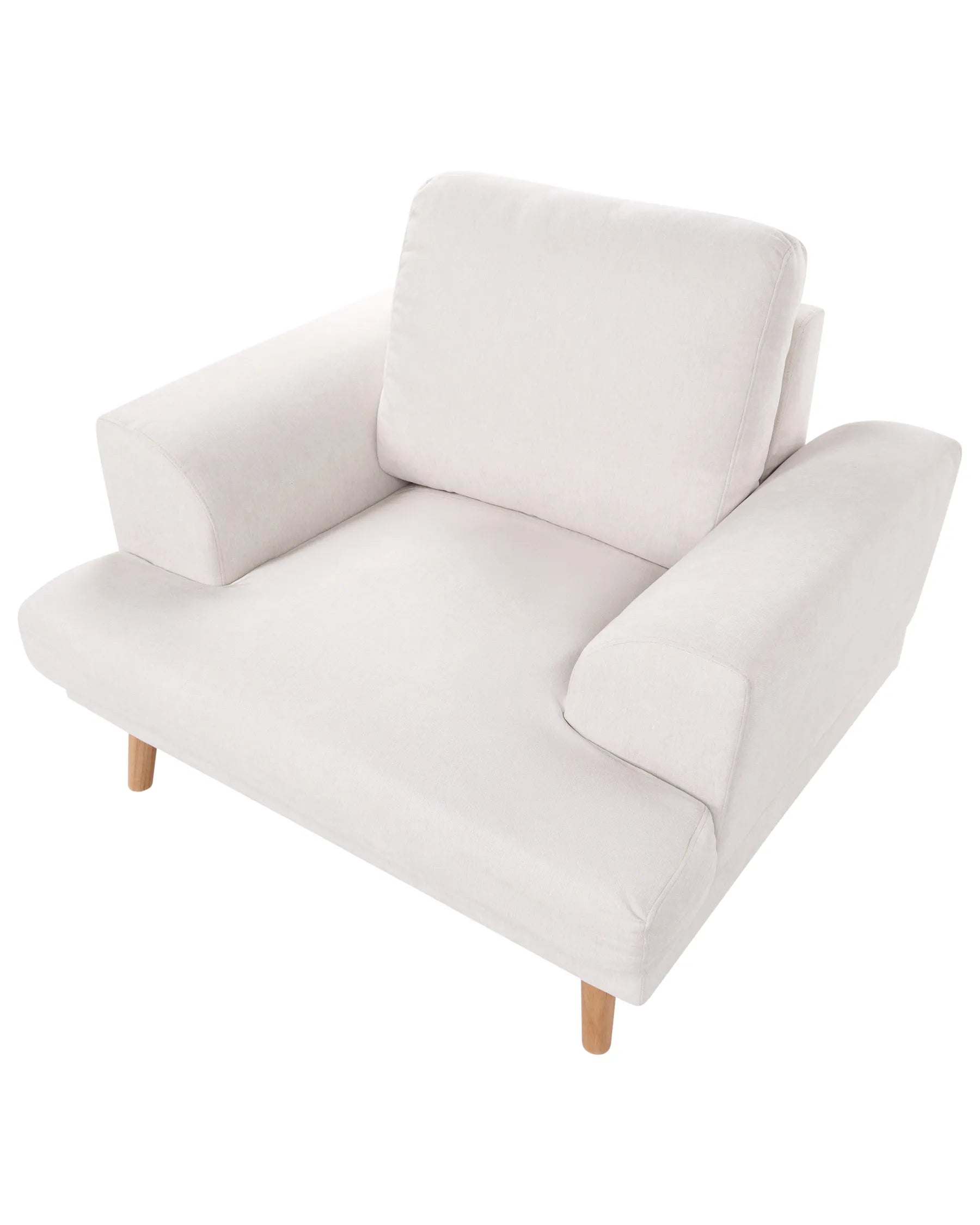 Armchair KILDAL Fabric Light Beige