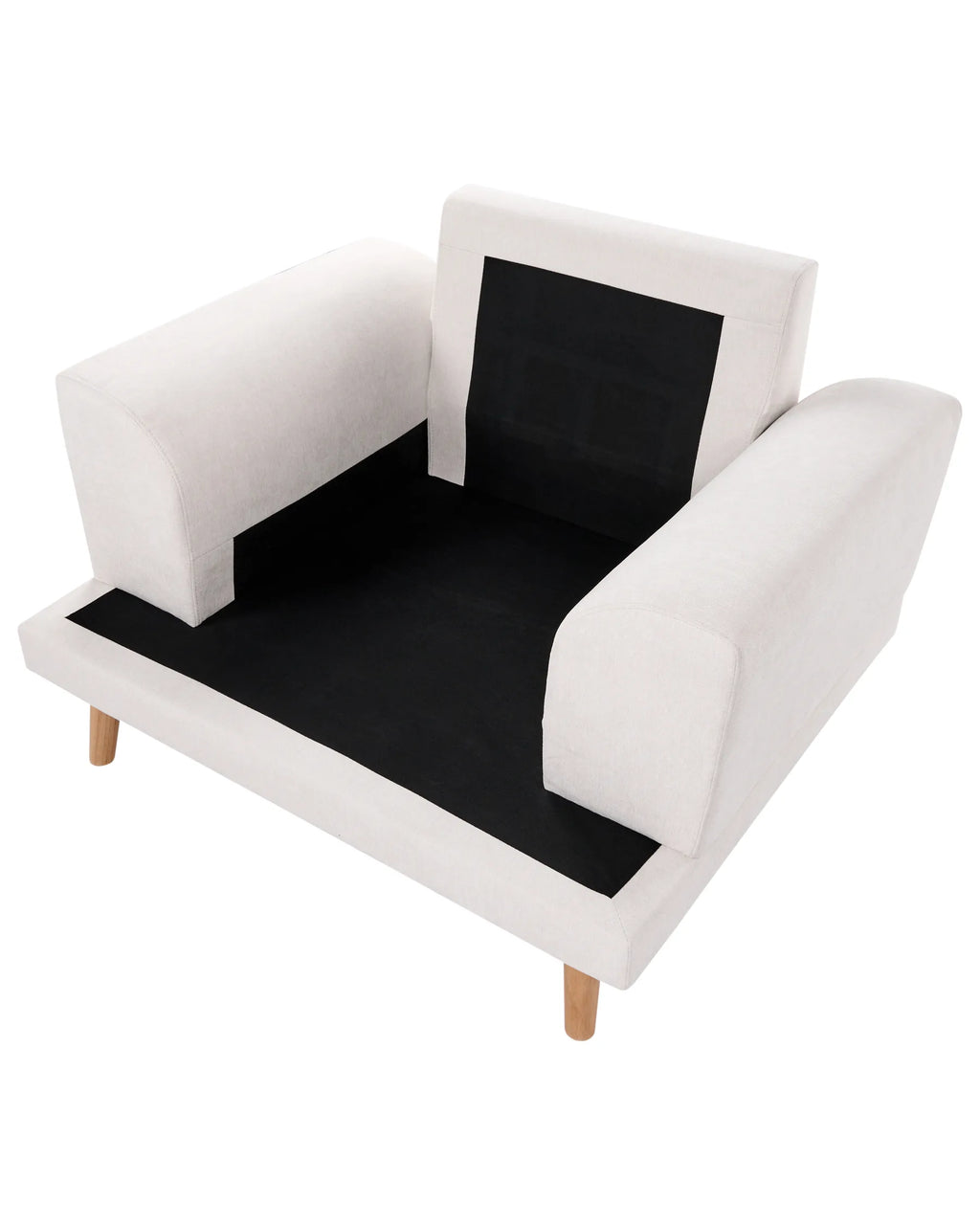 Armchair KILDAL Fabric Light Beige