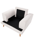 Armchair KILDAL Fabric Light Beige