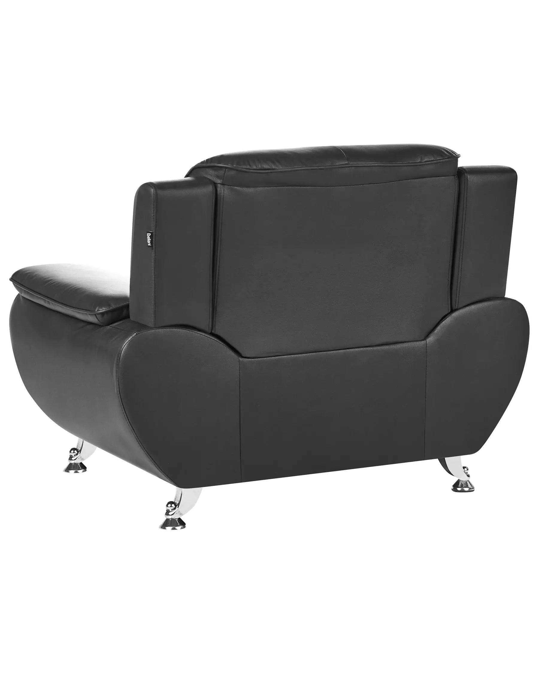 Armchair LEIRA Faux Leather Black