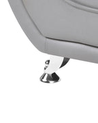 Armchair LEIRA Faux Leather Grey