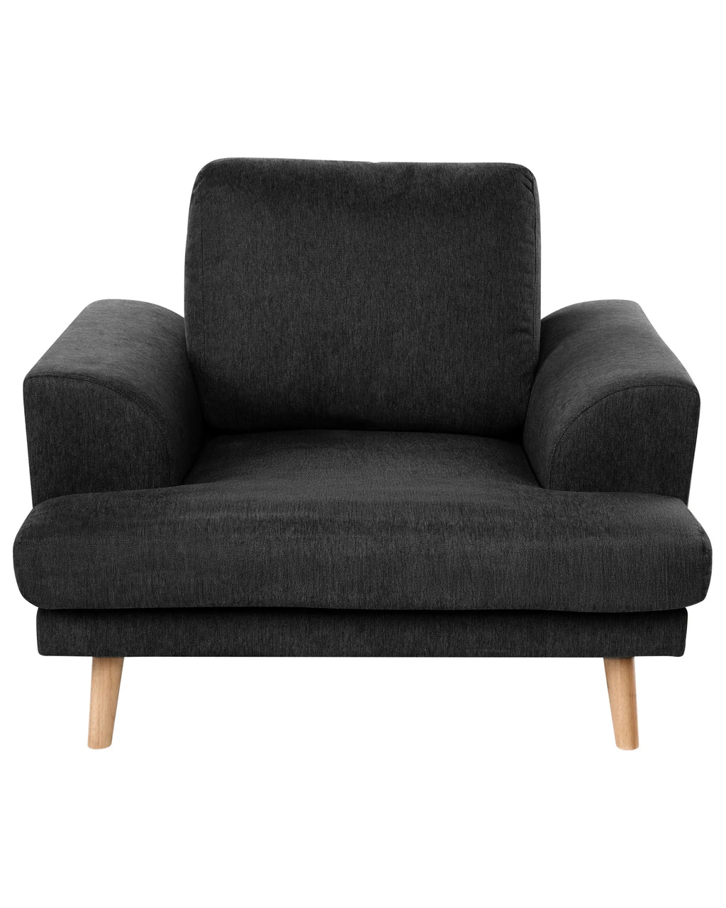 Armchair KILDAL Fabric Black
