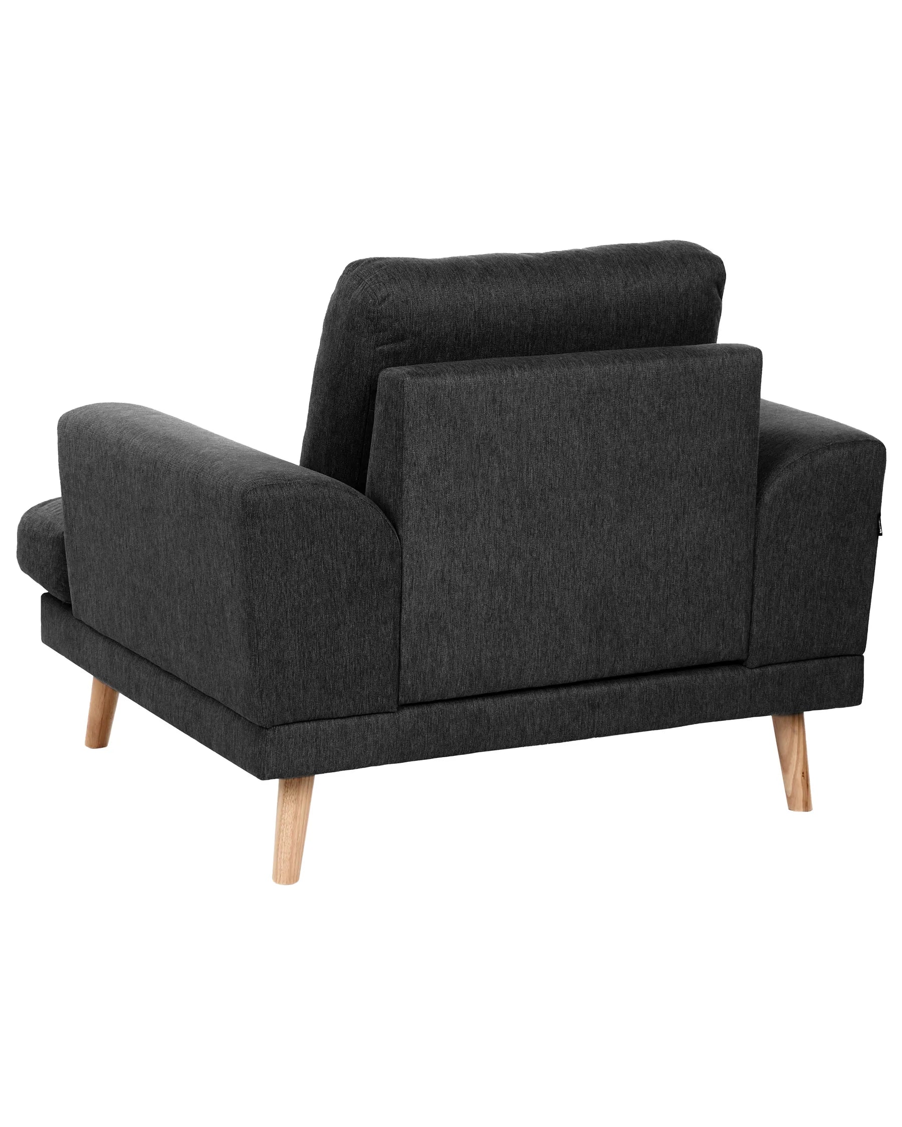 Armchair KILDAL Fabric Black