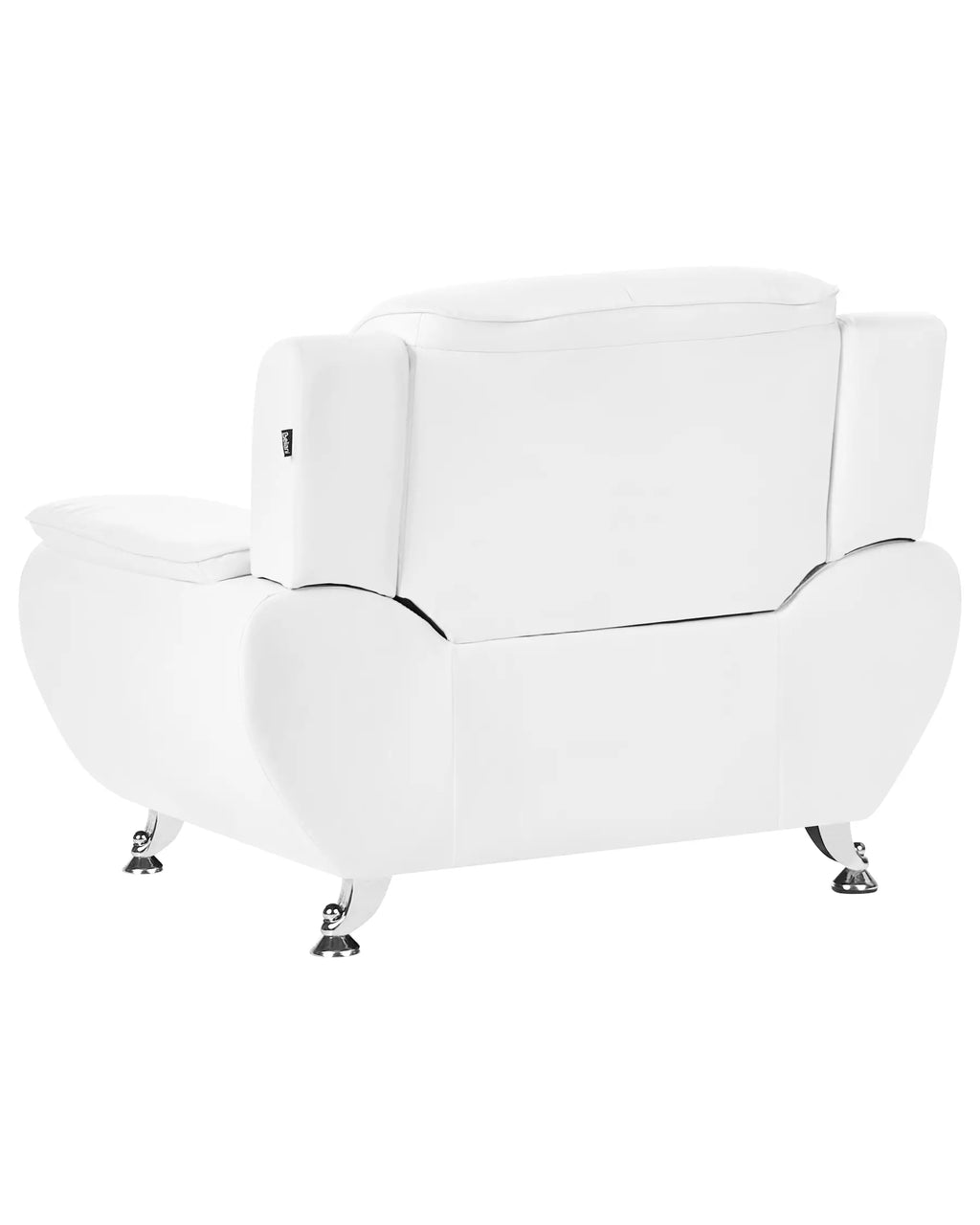 Armchair LEIRA Faux Leather White