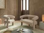 Armchair ILBRO Boucle Light Beige