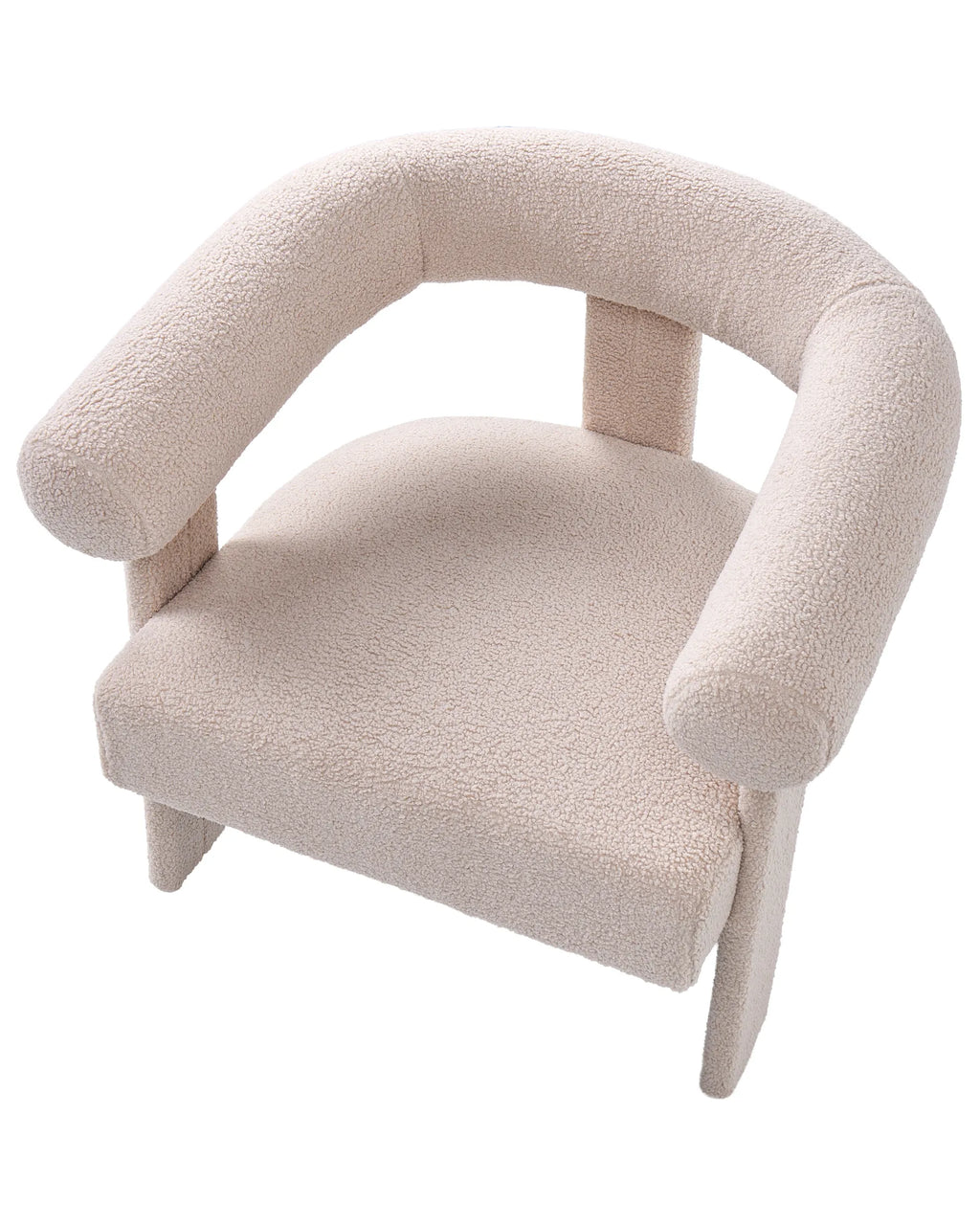 Armchair ILBRO Boucle Light Beige