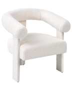 Armchair ILBRO Boucle Off-White