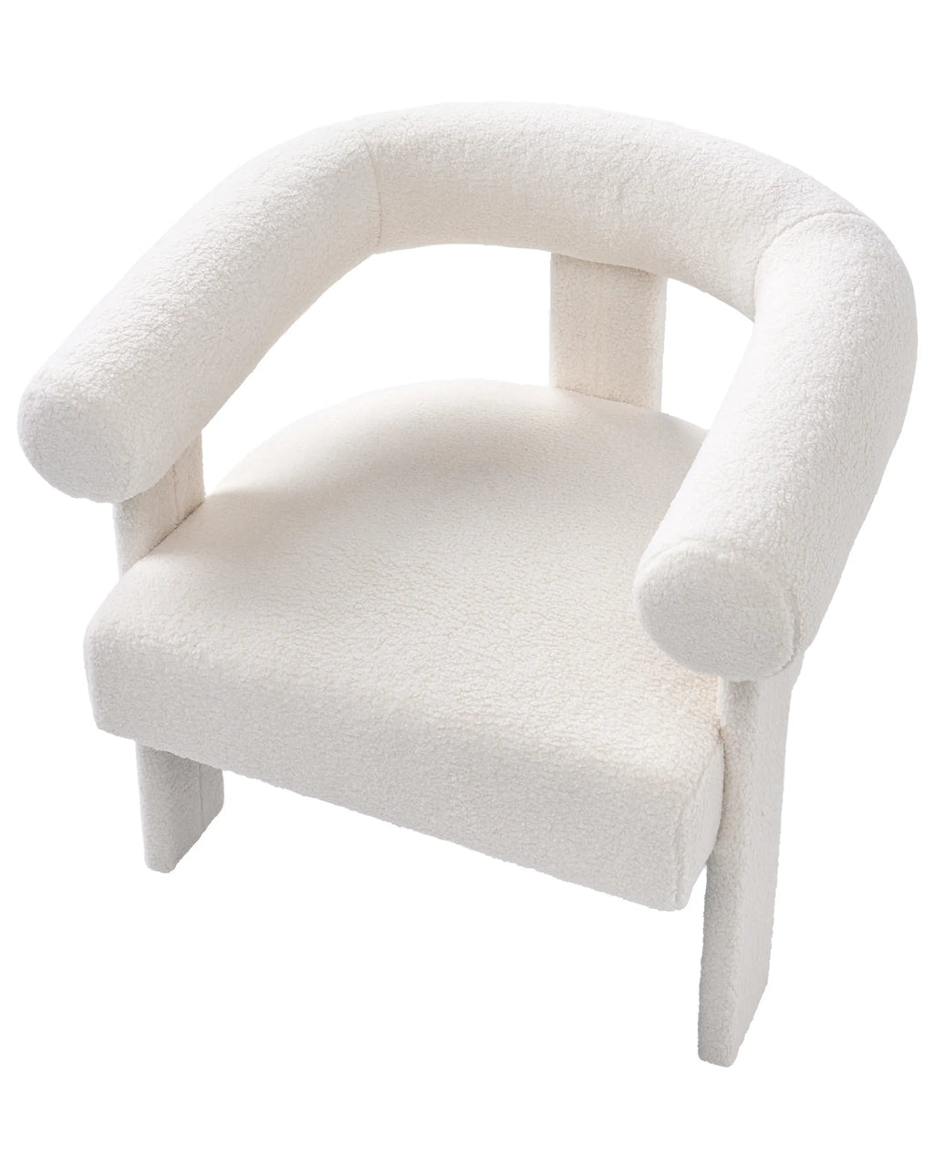 Armchair ILBRO Boucle Off-White