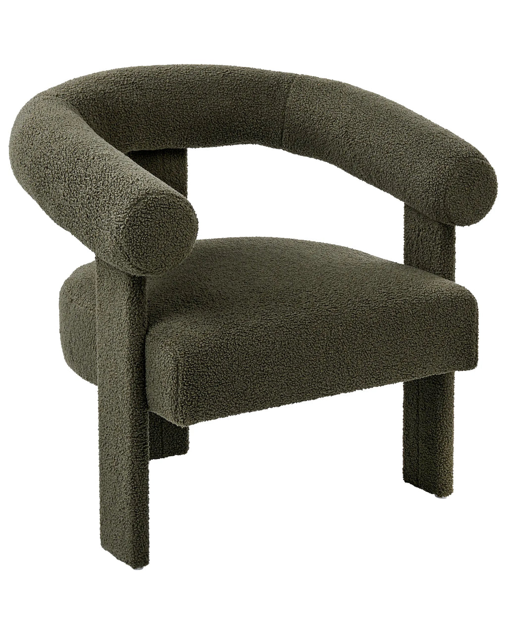 Armchair ILBRO Boucle Dark Green
