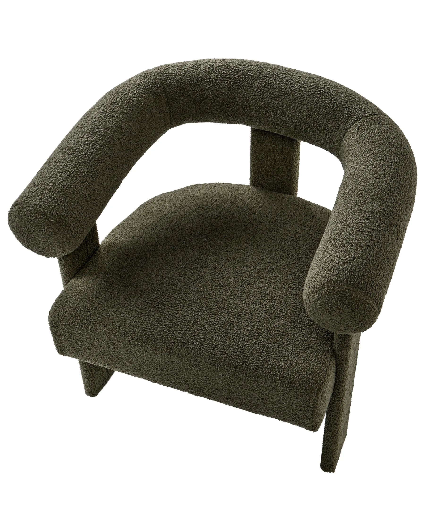 Armchair ILBRO Boucle Dark Green