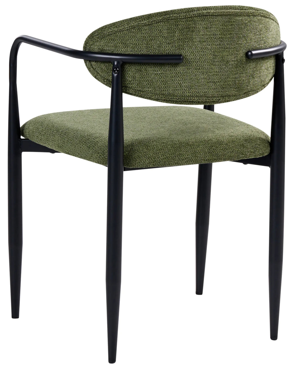 Set of 2 Dining Chairs TANEVIK Fabric Green
