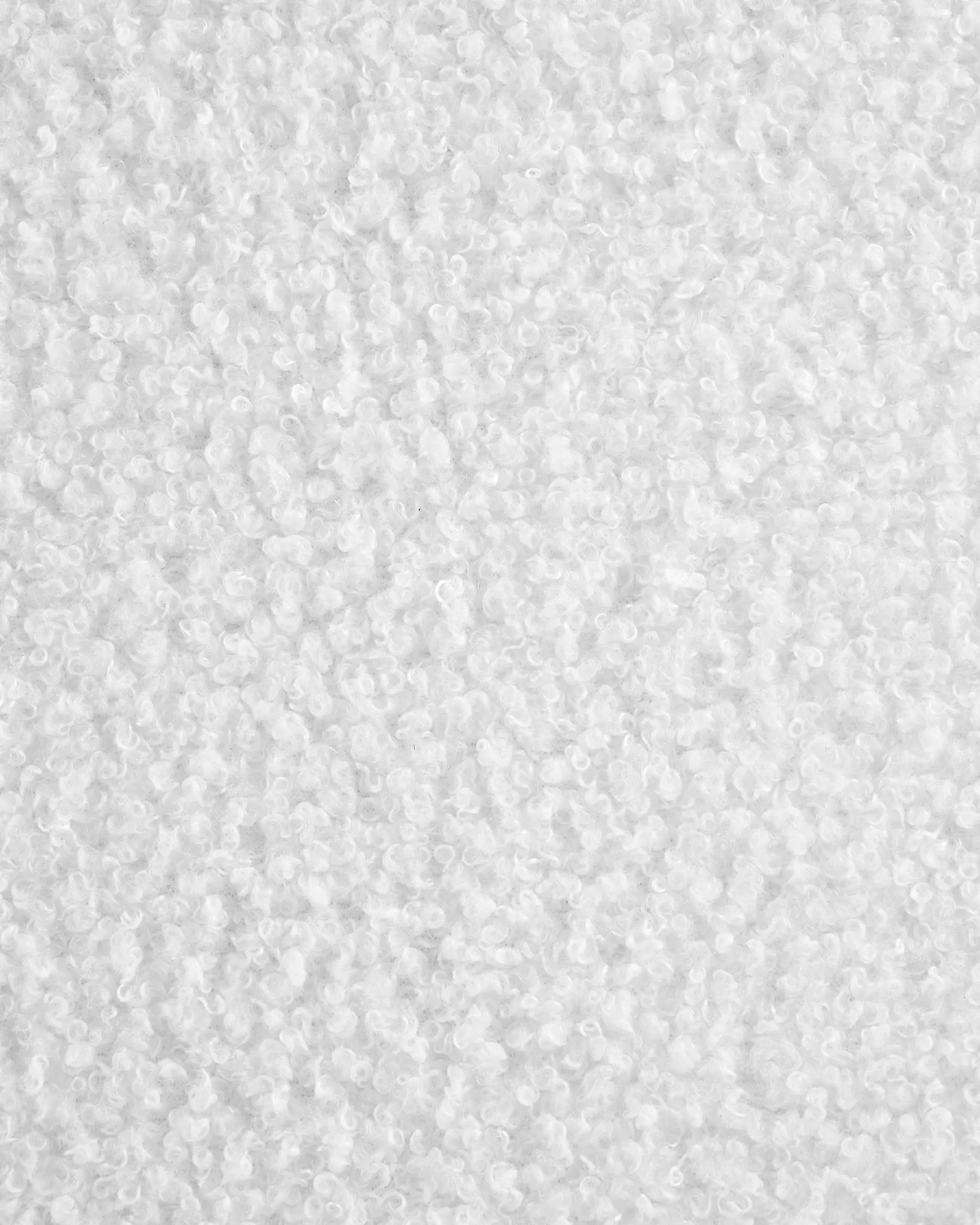 Armchair LUNDE Boucle White