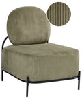 Armchair LUNDE Corduroy Green