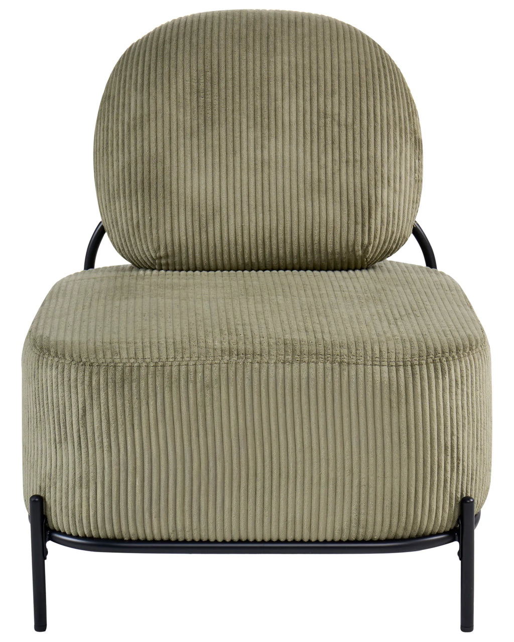 Armchair LUNDE Corduroy Green